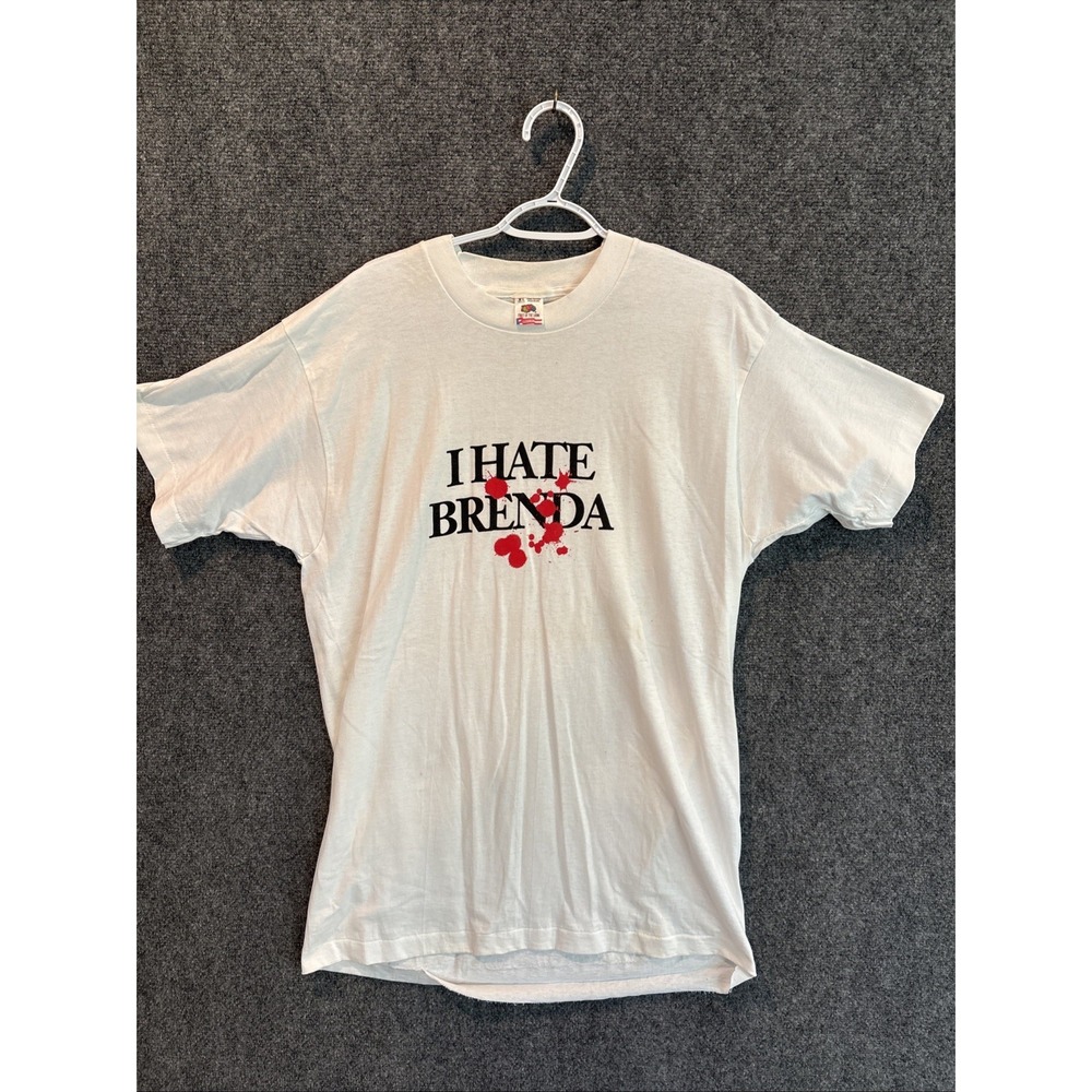 Vtg I Hate Brenda Book Shannen Doherty Exposed Michael Carr Darby 90210 T Shirt